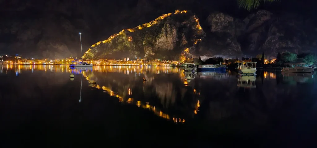 Heart-shaped view of the Bay of Kotor, Montenegro