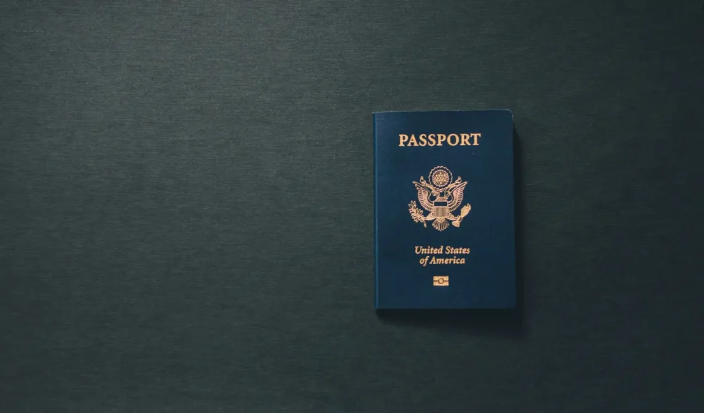 Passport for a Montenegro visa application