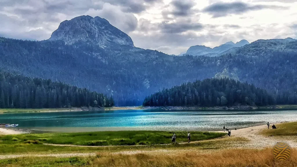 Black Lake beneath Međed peak in Durmitor National Park, northern Montenegro