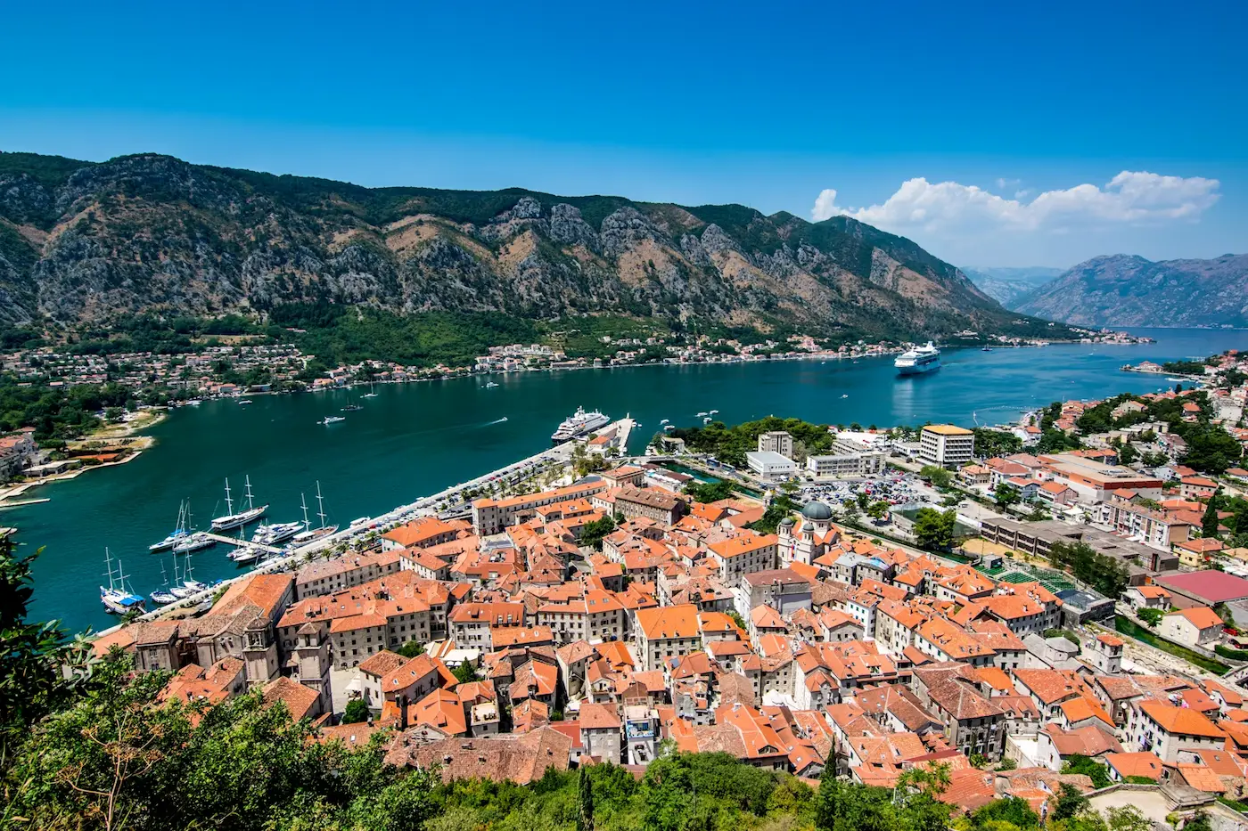 Kotor Old Town from above, Zeta Travel Montenegro DMC