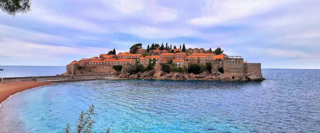Sveti Stefan island resort, among the luxury villas in Montenegro we arrange for our guests